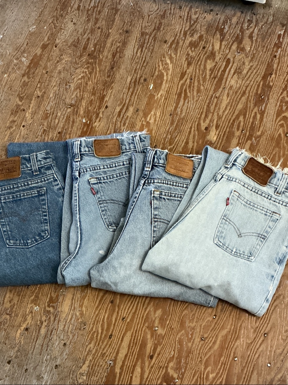 Vintage Levi’s 531 Jeans — 4 Pairs